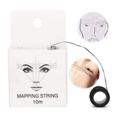 Pre Inked Mapping String Pre Inked Mapping String Microblading Eyebrow Marker For Eyebrow Styling 10M Piercing Tattoo Supplies Eyebrow Styling 10M (Pre-ink line)